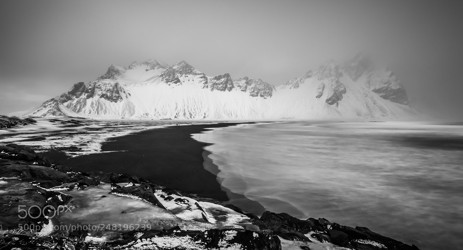 Nikon D850 sample photo. Vestrahorn meets the ocean photography