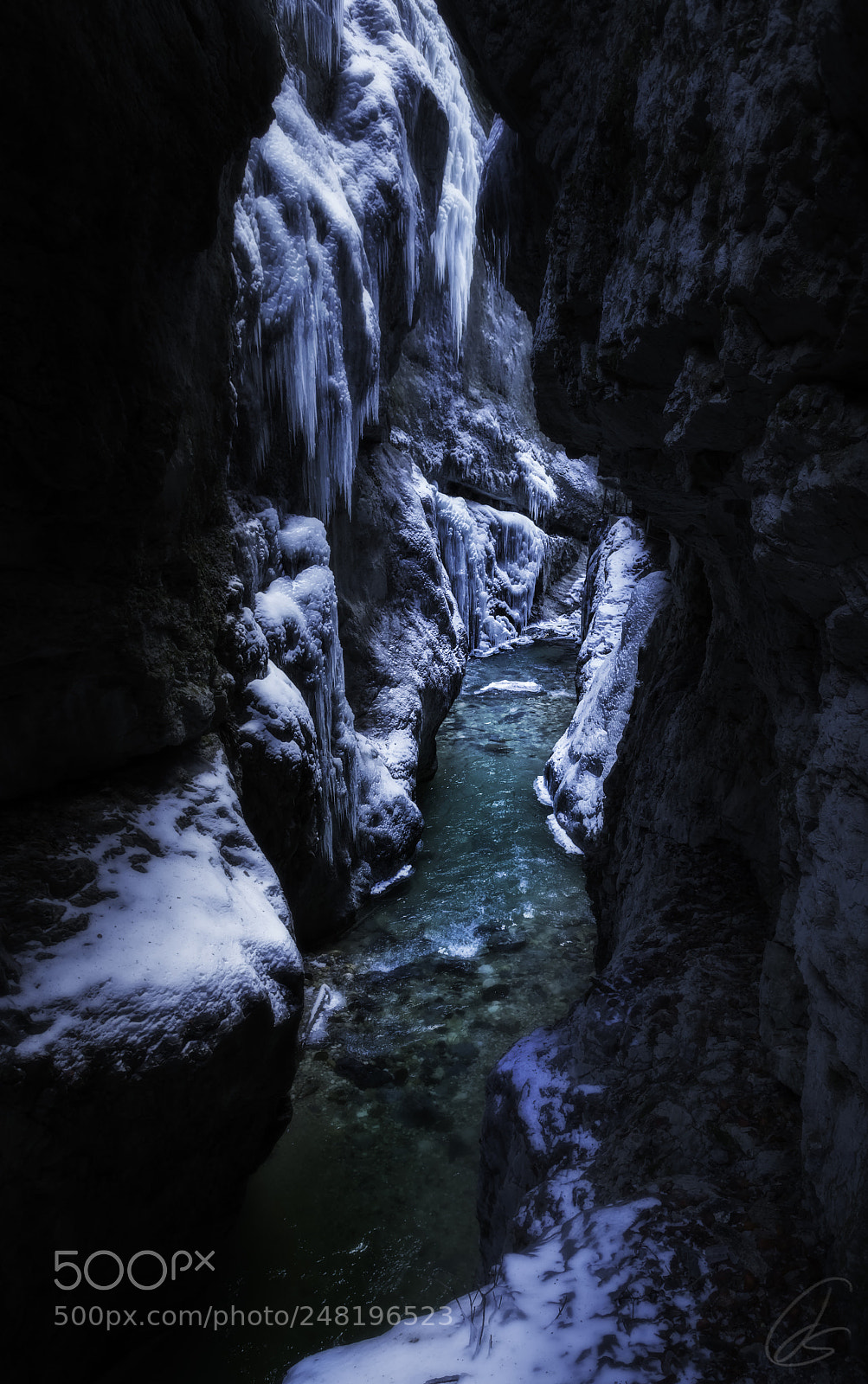 Sony a7R III sample photo. Icy creek photography