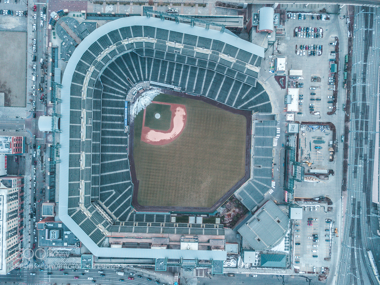 DJI FC220 sample photo. Coors field from the photography