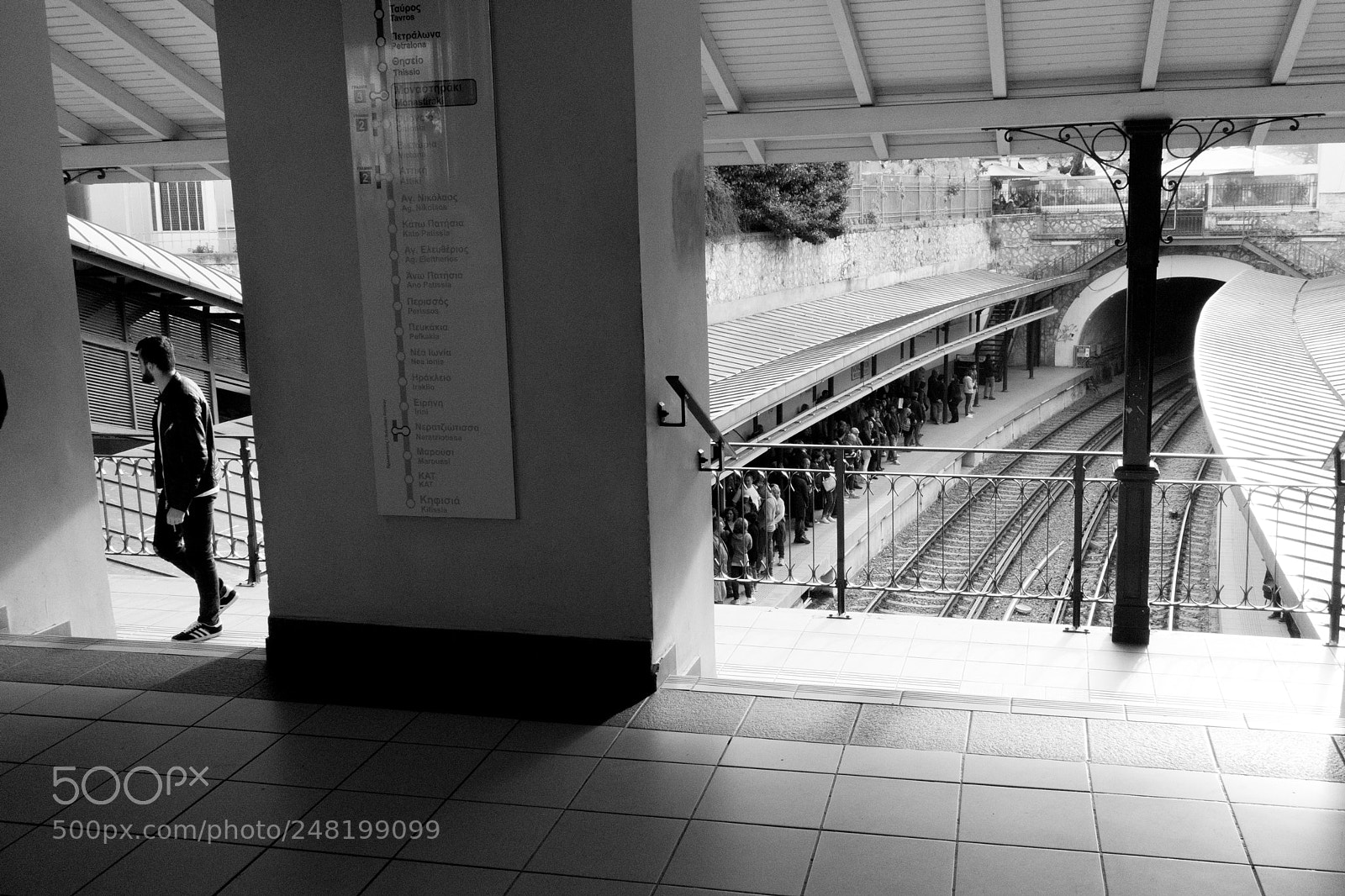Sony Cyber-shot DSC-RX100 III sample photo. High view of station photography