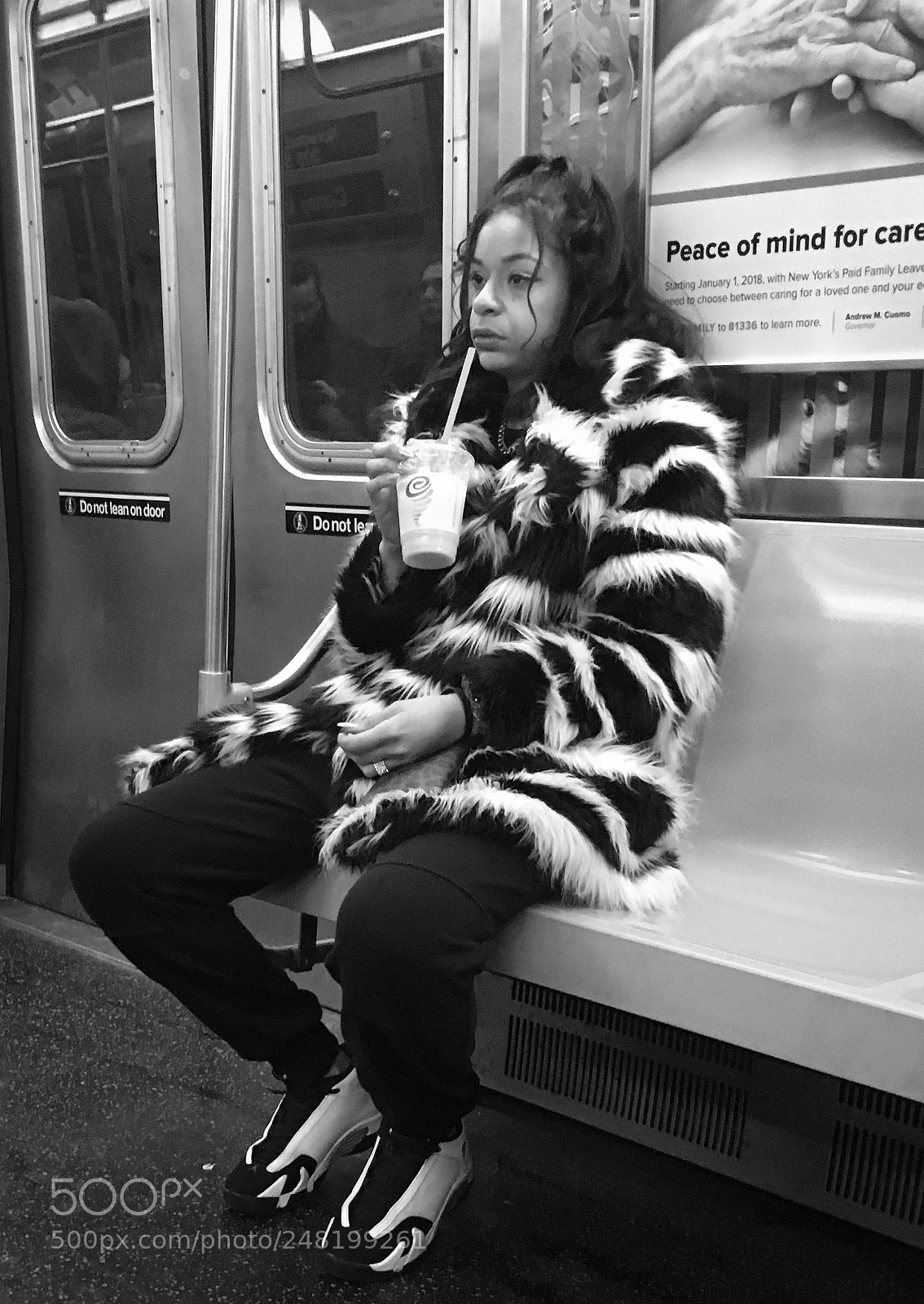Apple iPhone 6s sample photo. Subway stripes photography