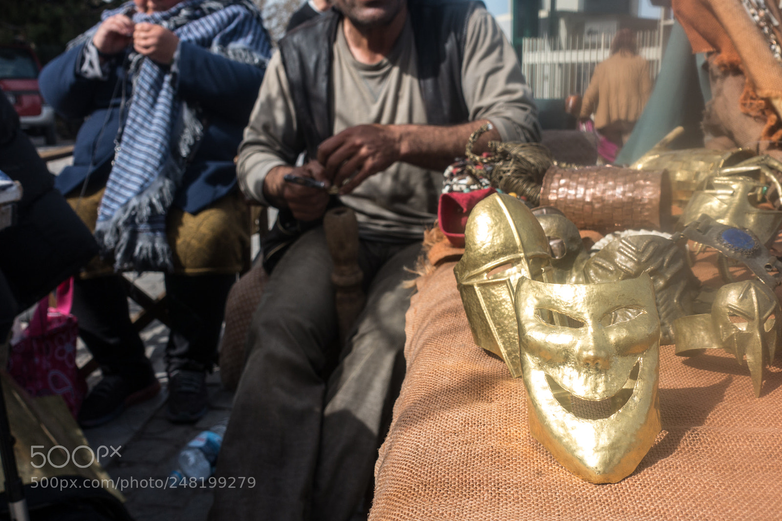 Sony Cyber-shot DSC-RX100 III sample photo. Street sculptor photography