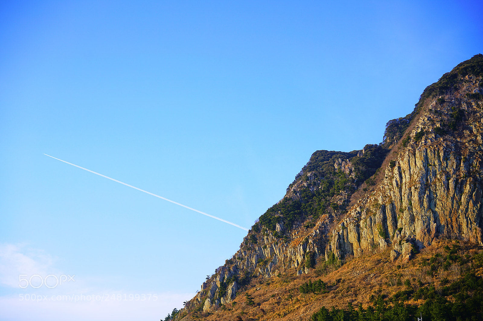 Sony a7R II sample photo. Contrail photography