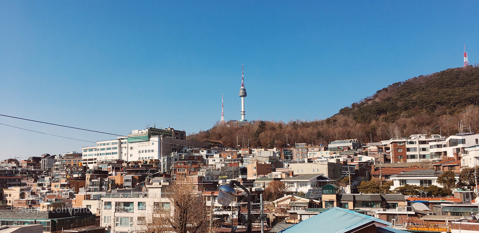 Apple iPhone 6s sample photo. Seoul. ntower. winter photography