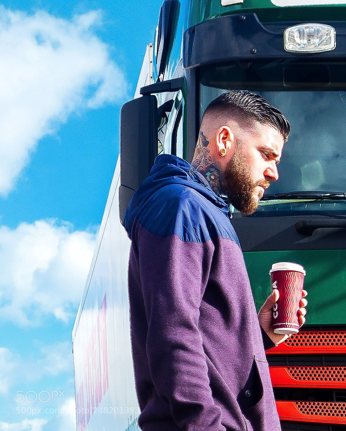 Sony a7 sample photo. Jacob vs the lorry photography
