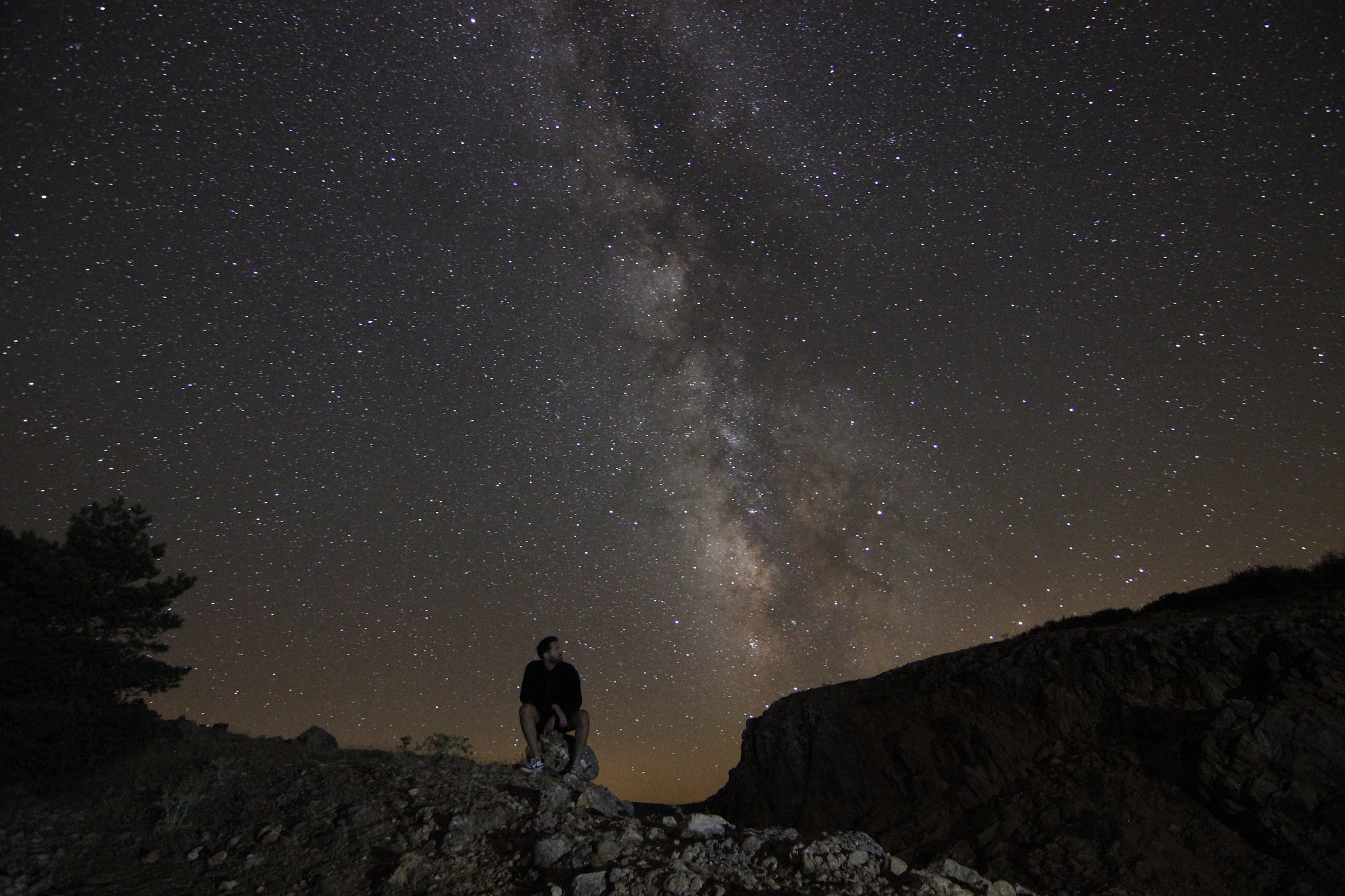 Canon EOS 600D (Rebel EOS T3i / EOS Kiss X5) sample photo. Via lactea photography