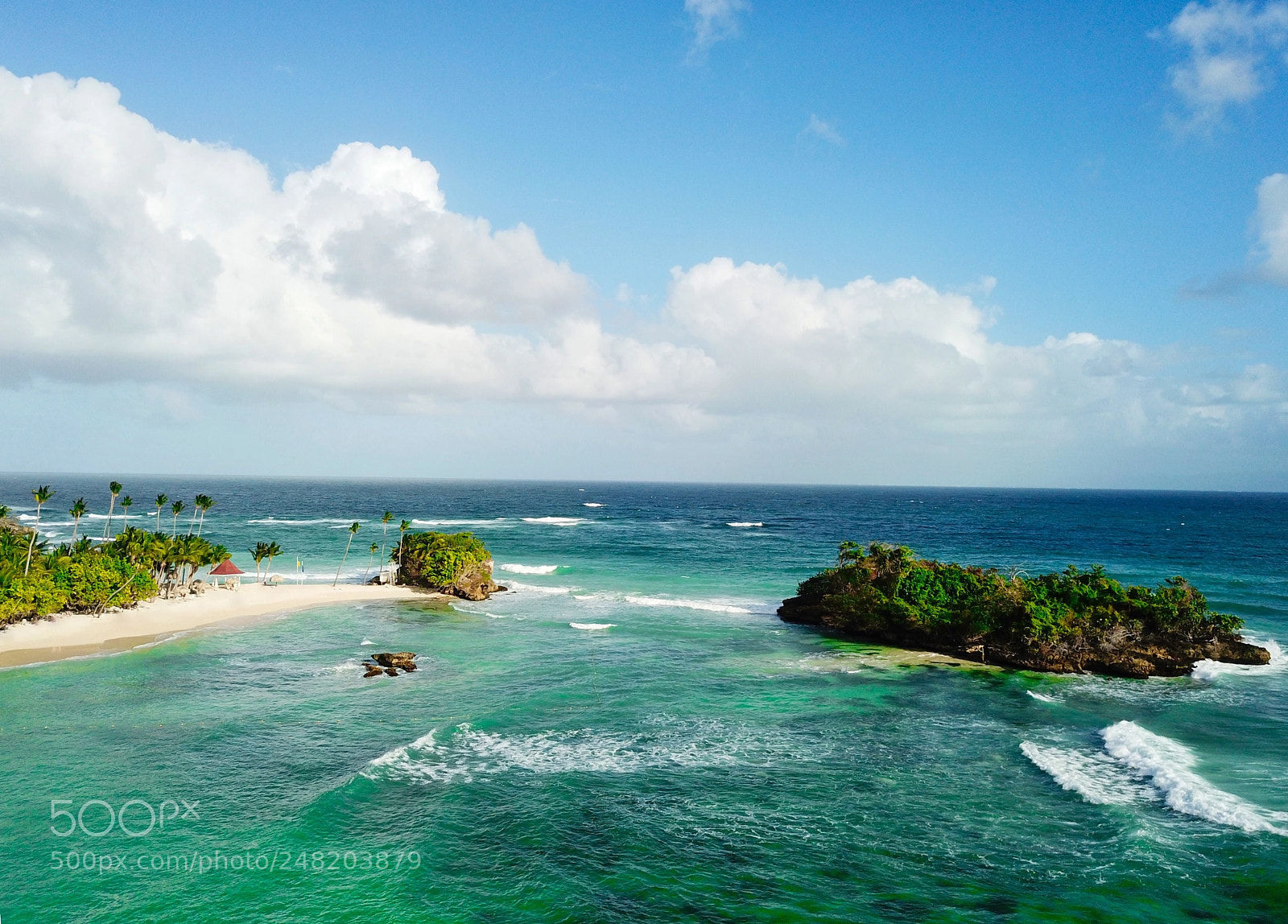 DJI FC220 sample photo. Blue paradise photography