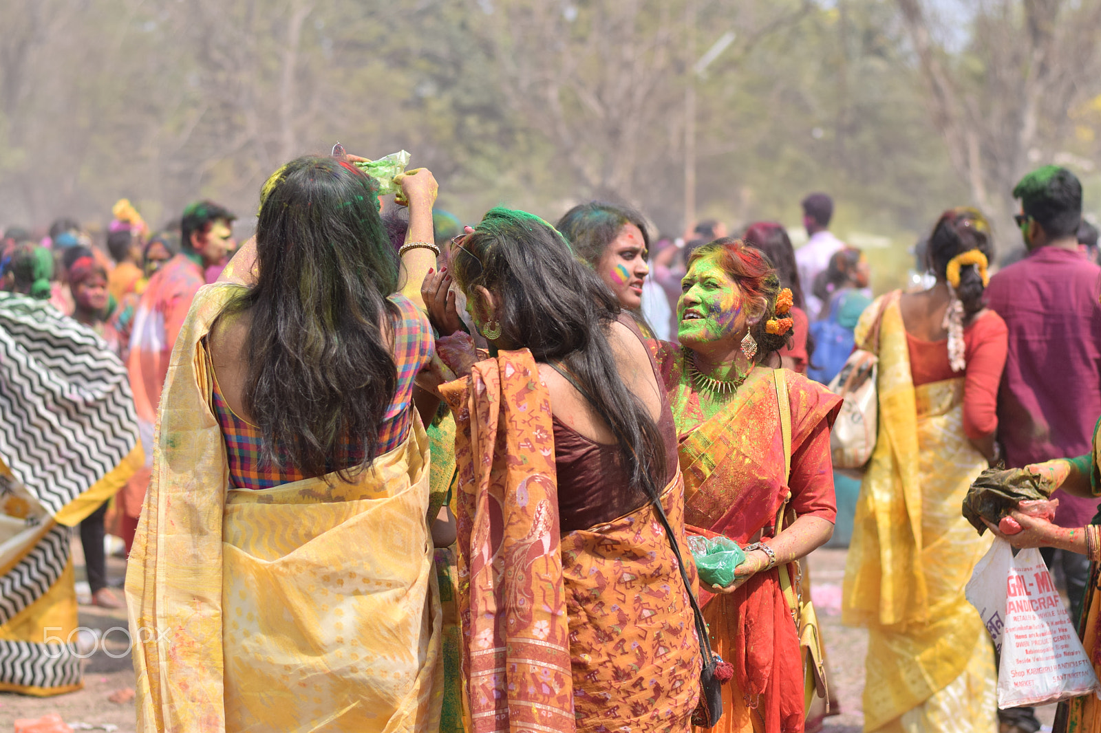 Nikon AF-S Nikkor 50mm F1.8G sample photo. Holi celebration photography