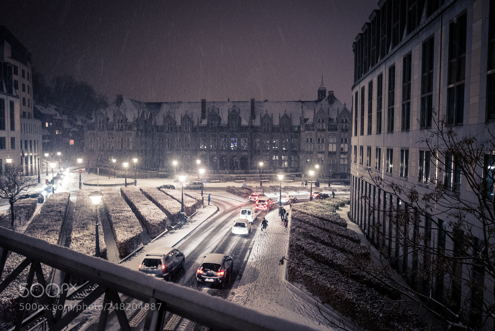 Panasonic Lumix DMC-LX100 sample photo. Snowstorm over the palace photography