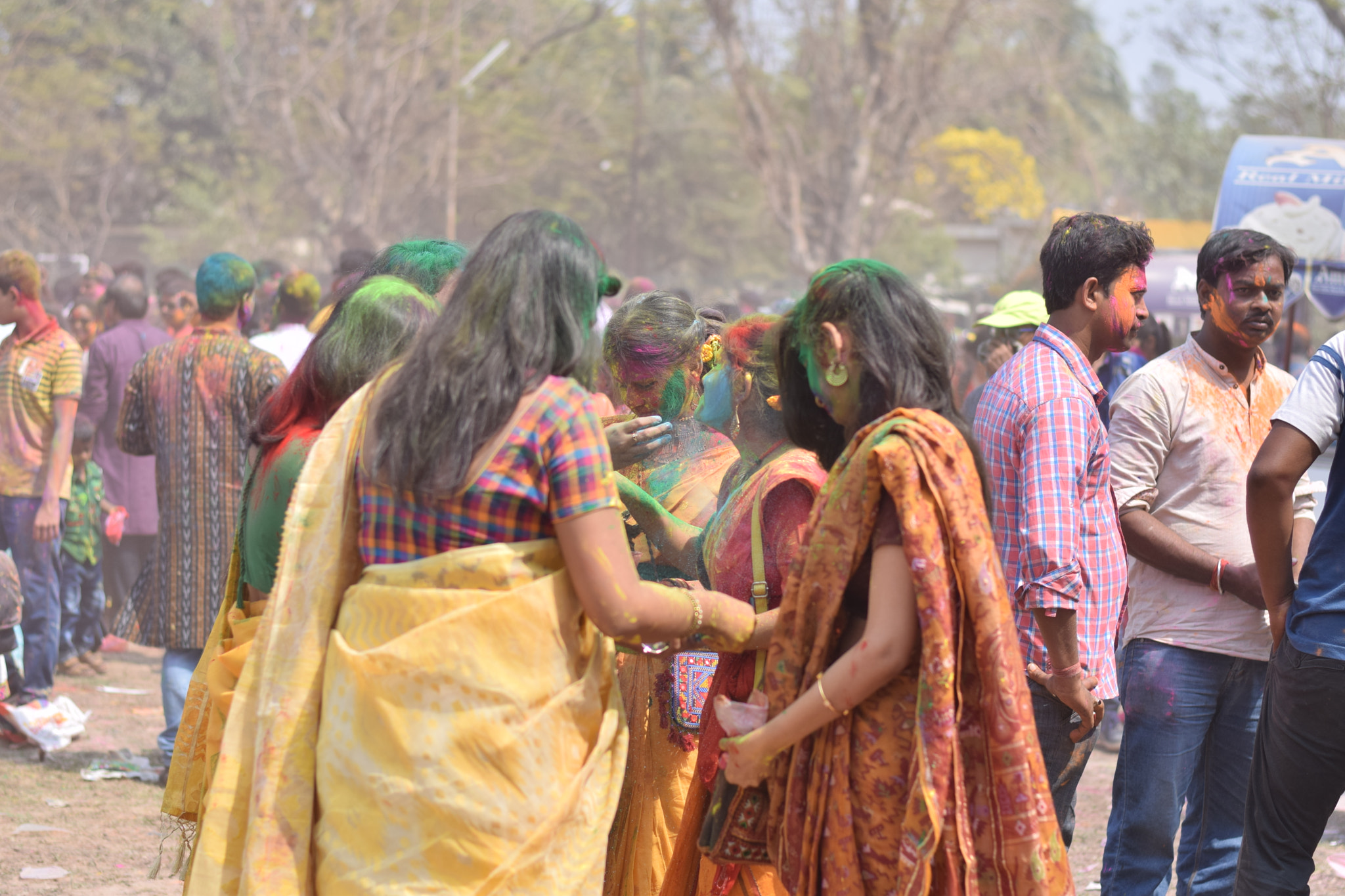 Nikon AF-S Nikkor 50mm F1.8G sample photo. Holi celebration photography