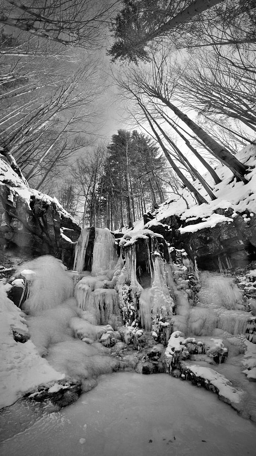 Nikon D90 sample photo. Winter water photography