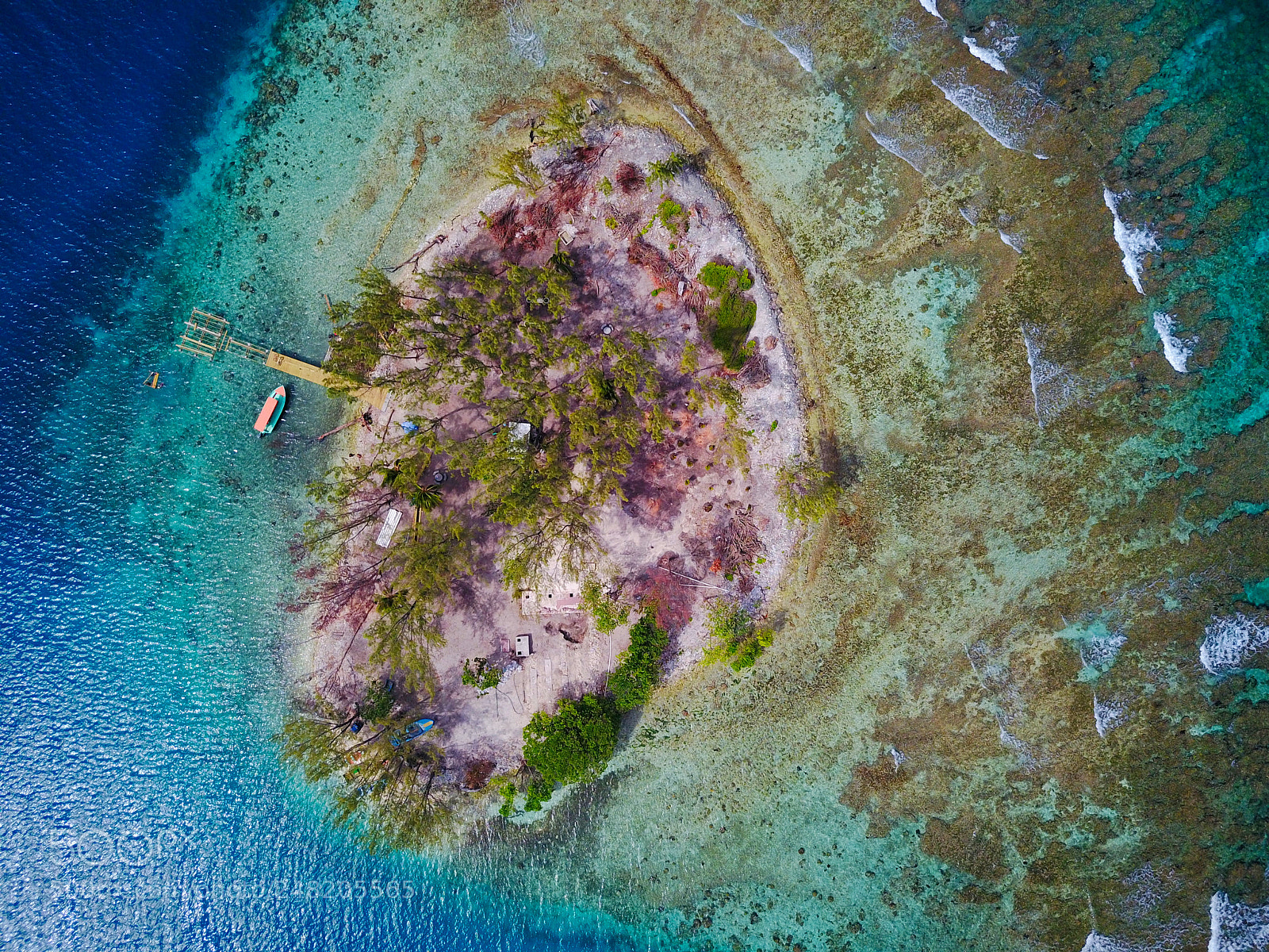DJI FC220 sample photo. Isla pequeña photography