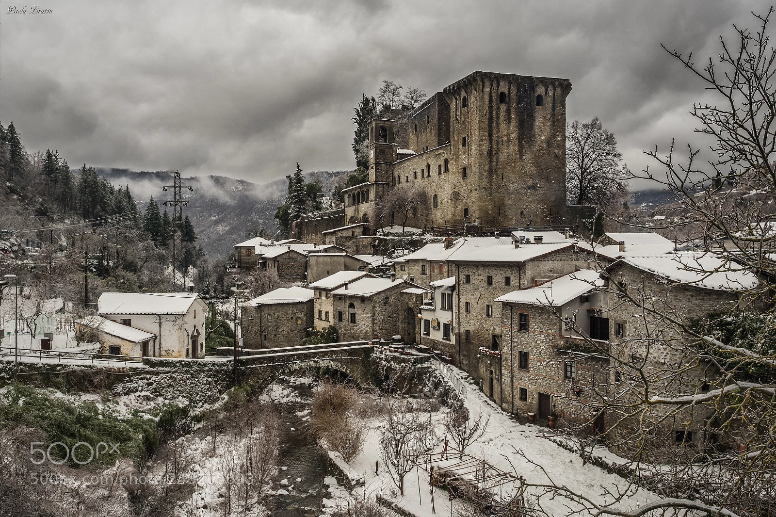 Olympus OM-D E-M5 II sample photo. Verrucola innevata photography
