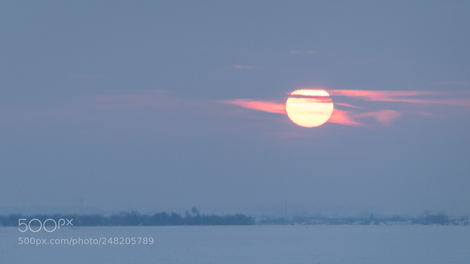 Nikon D5300 sample photo. Winter sunset photography