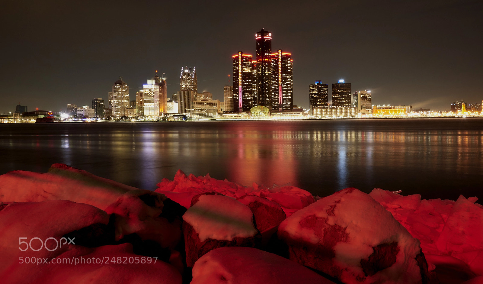 Nikon D500 sample photo. Detroit from windsor photography