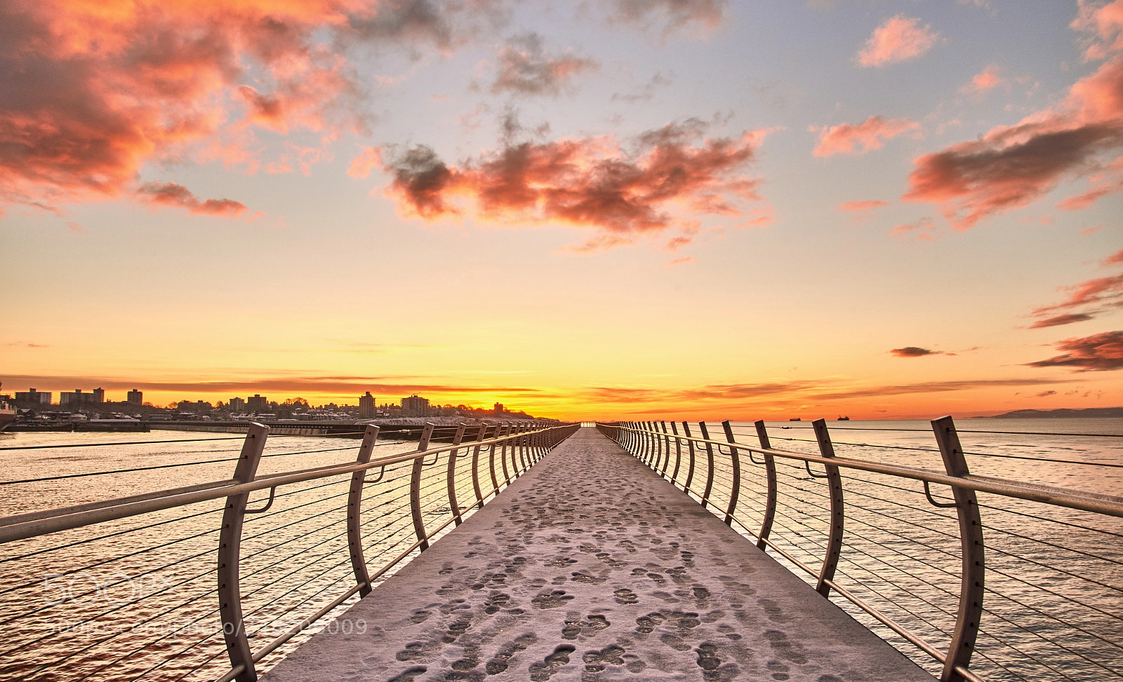 Nikon D500 sample photo. Breakwater sunrise photography
