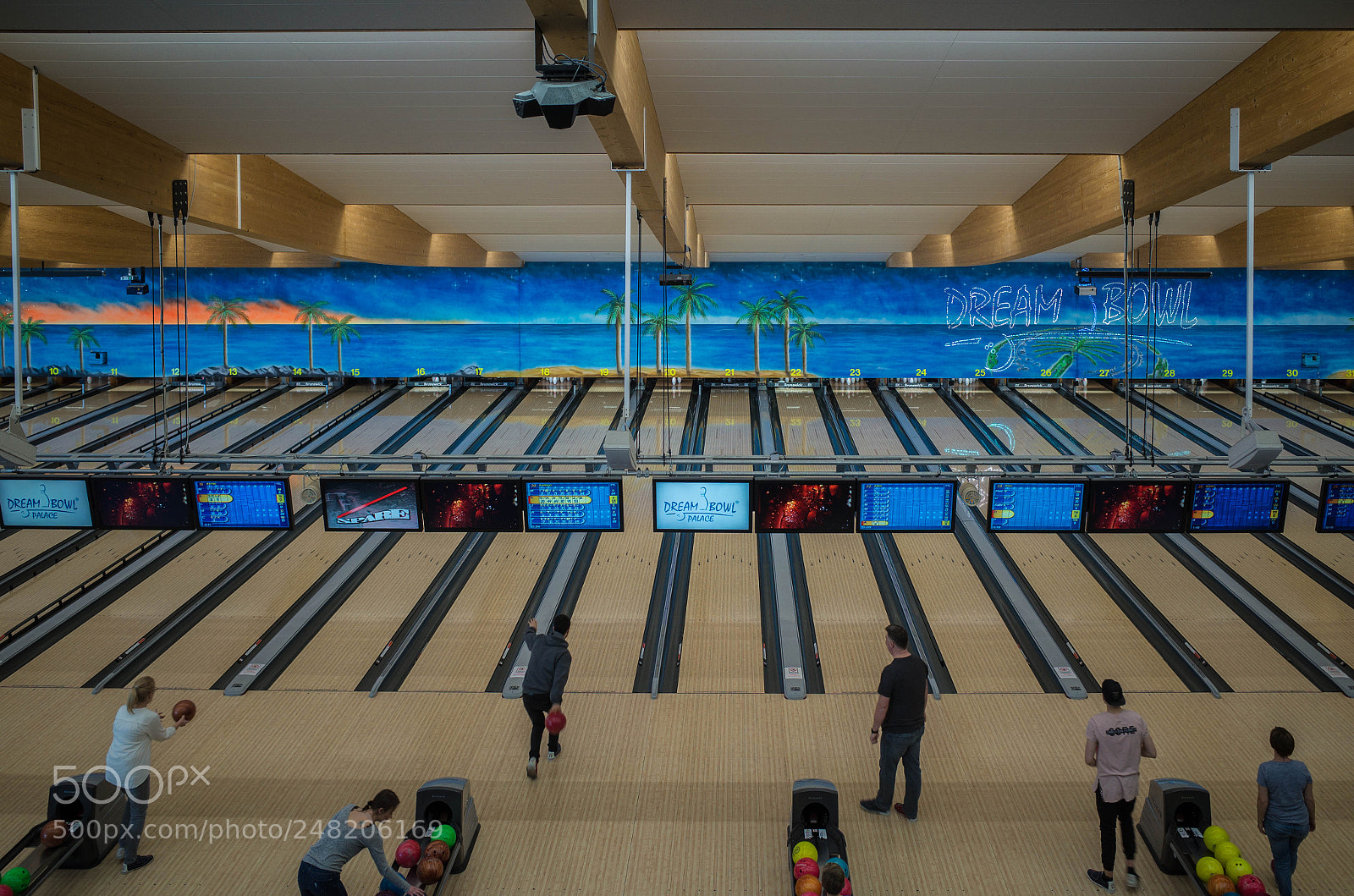 Ricoh GR sample photo. Bowling photography