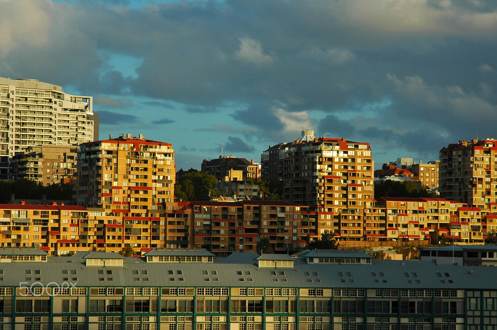Nikon D70 sample photo. Late evening lights photography