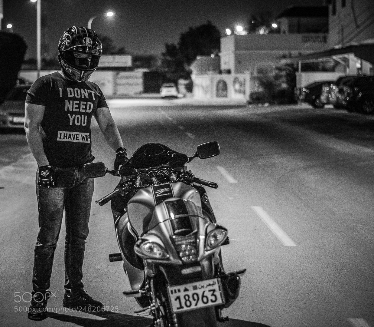 Nikon D5200 sample photo. Rider in the dark photography