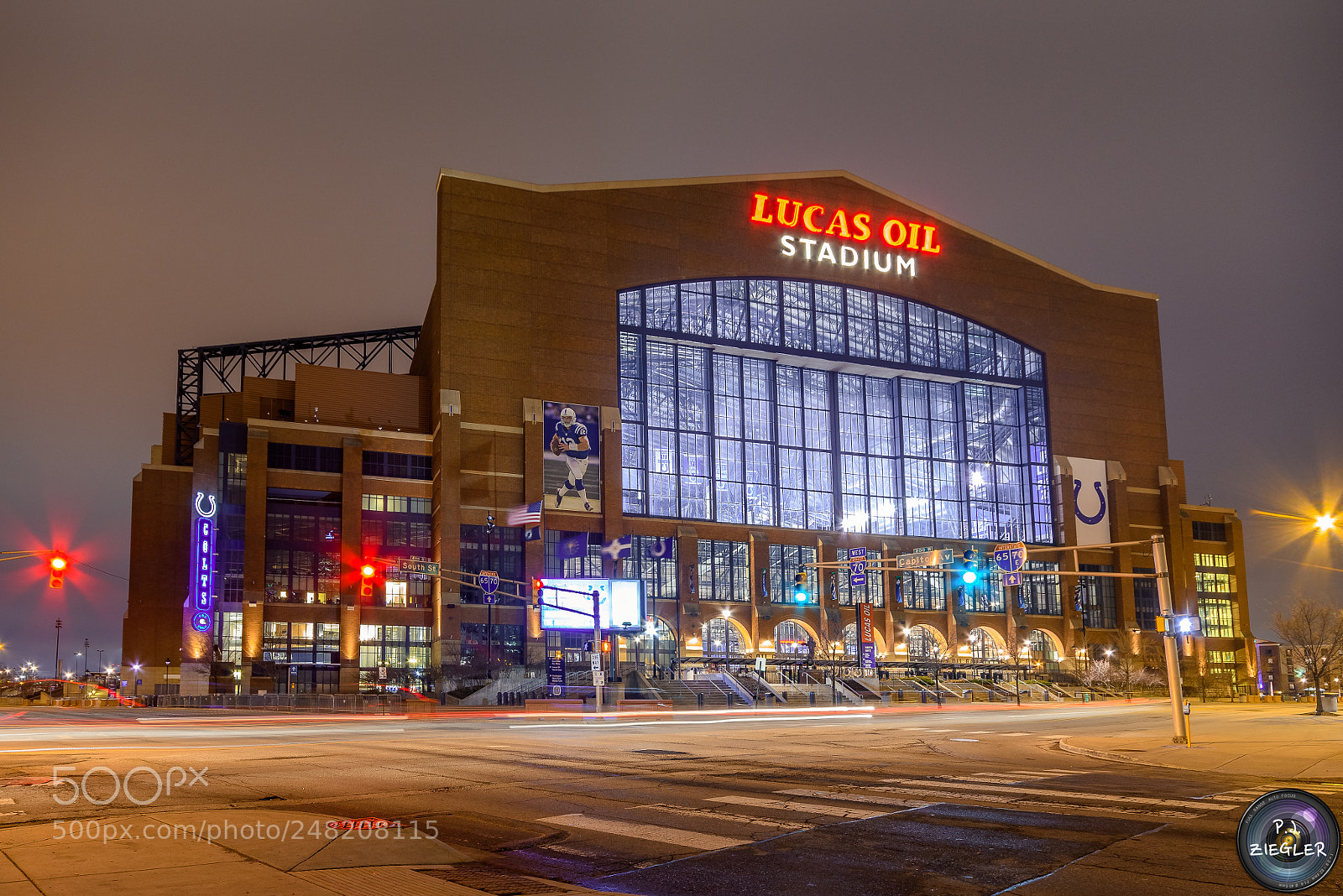 Nikon D500 sample photo. Lucas oil stadium photography