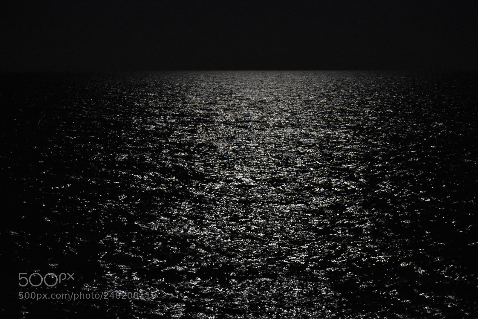 Nikon D3400 sample photo. Moonlit ocean photography