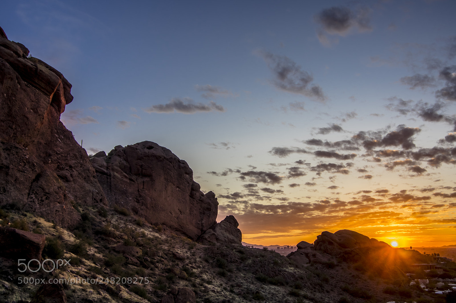 Pentax K-3 sample photo. Sunset over phoenix photography