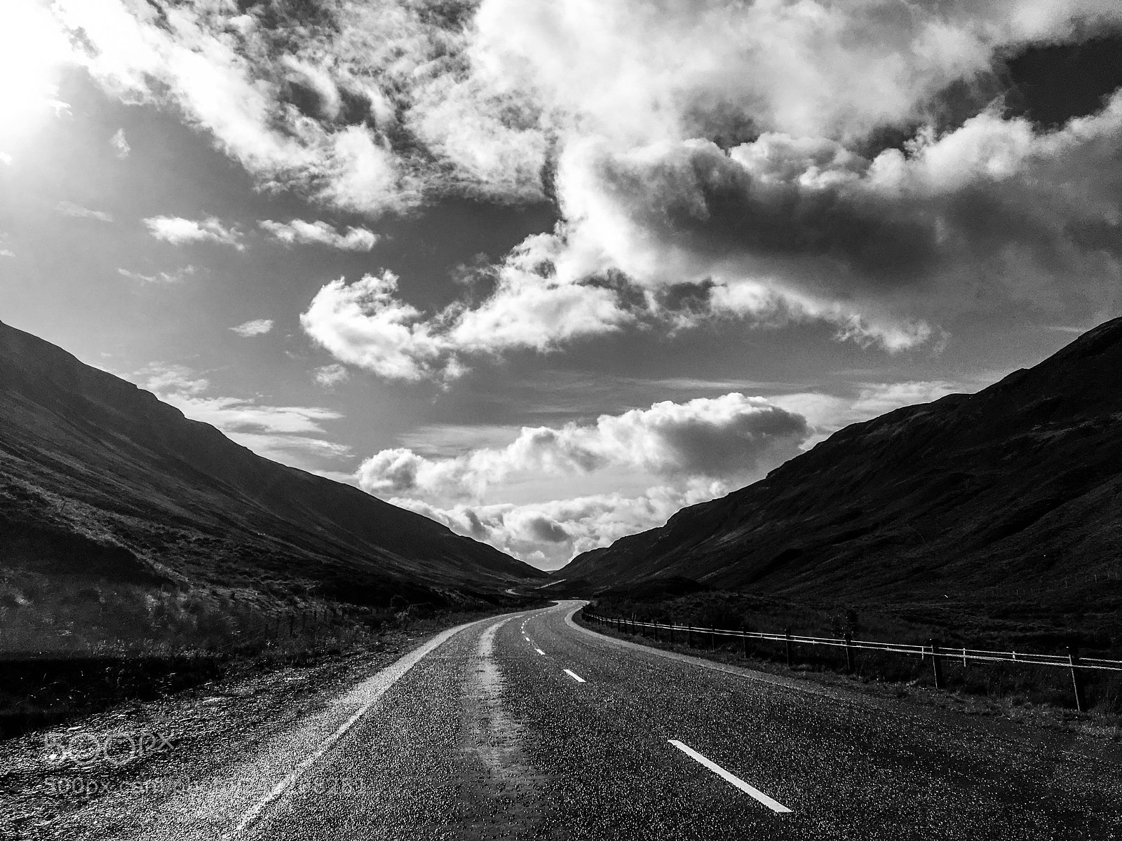Apple iPhone 6s sample photo. Scottish road photography