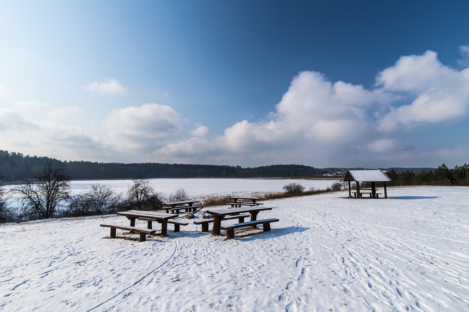 Canon EOS 6D Mark II sample photo. Frozen lake photography