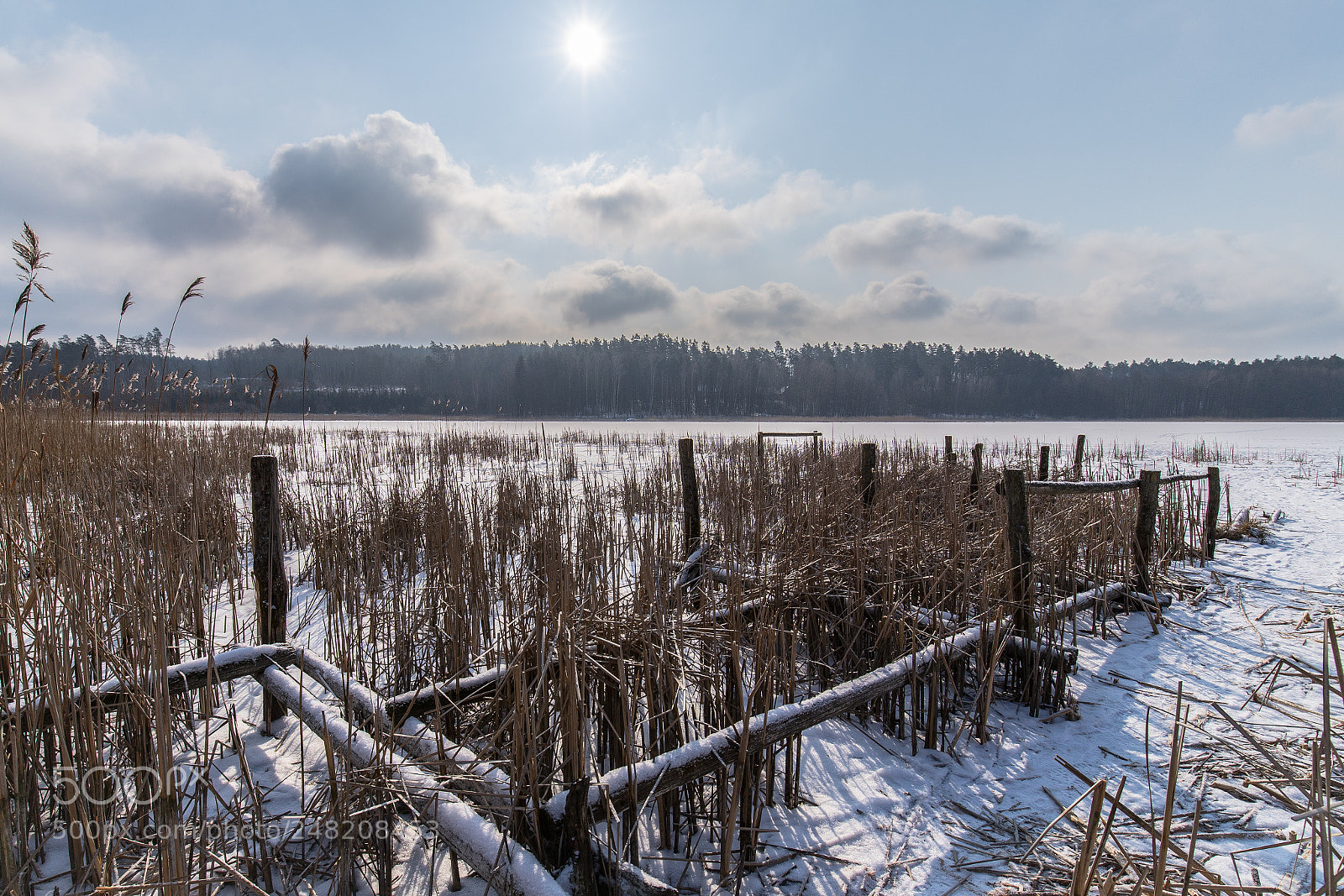 Canon EOS 6D Mark II sample photo. Frozen lake photography