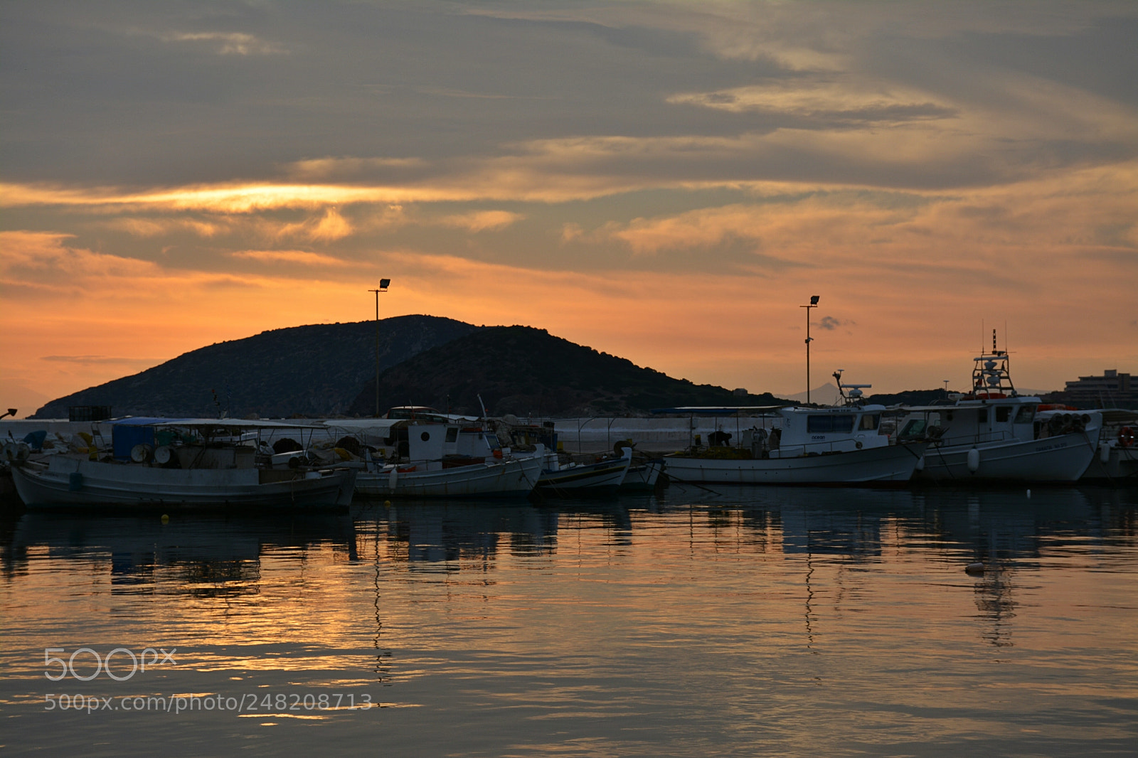 Nikon D5200 sample photo. Calm at the port photography