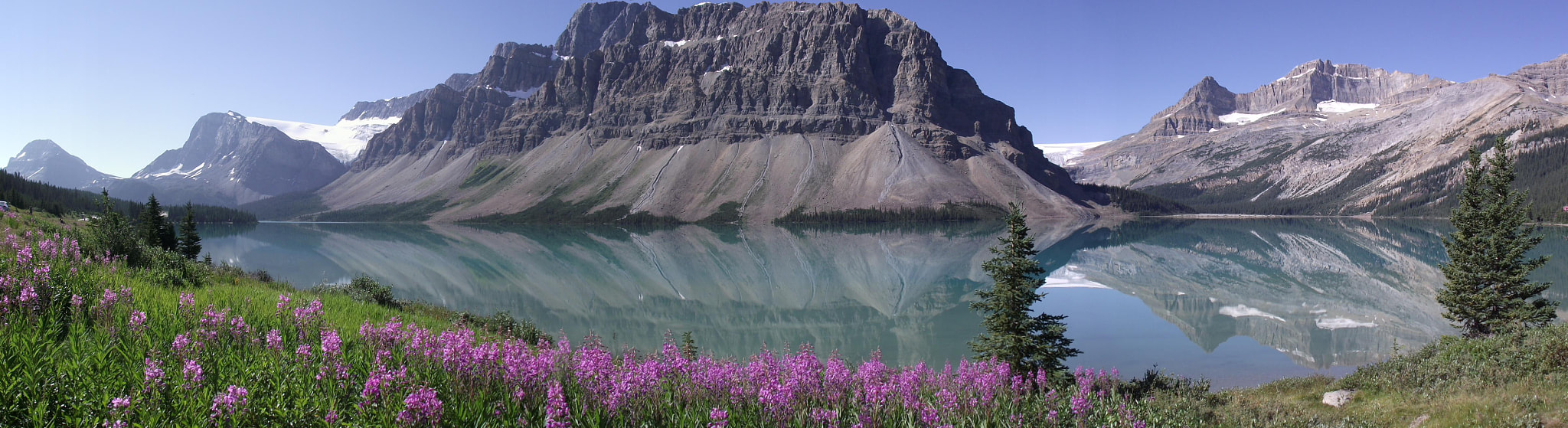 FujiFilm FinePix S1800 (FinePix S1880) sample photo. Bow lake, banff national park, alberta photography