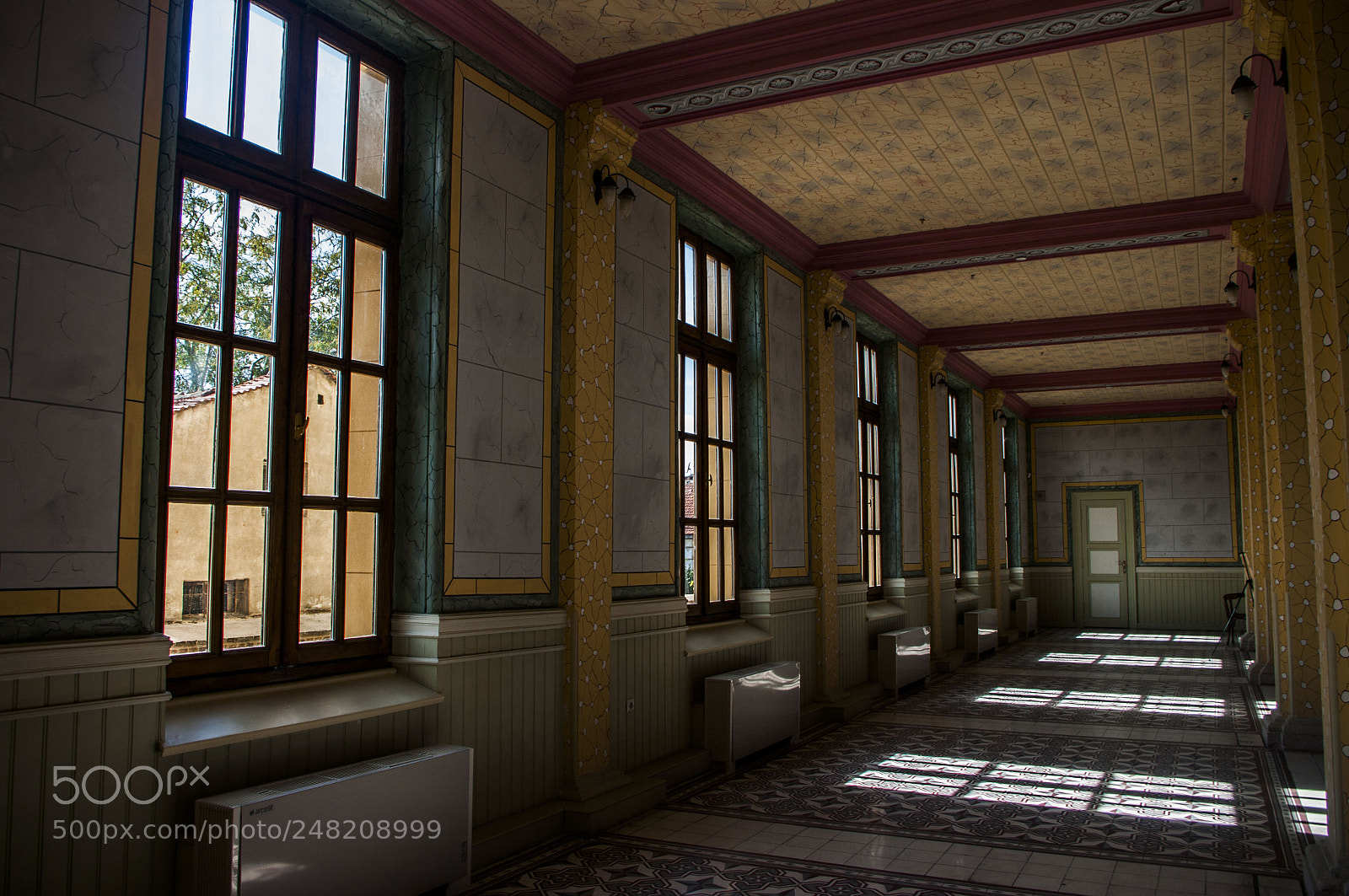 Pentax K20D sample photo. Windows and lights photography