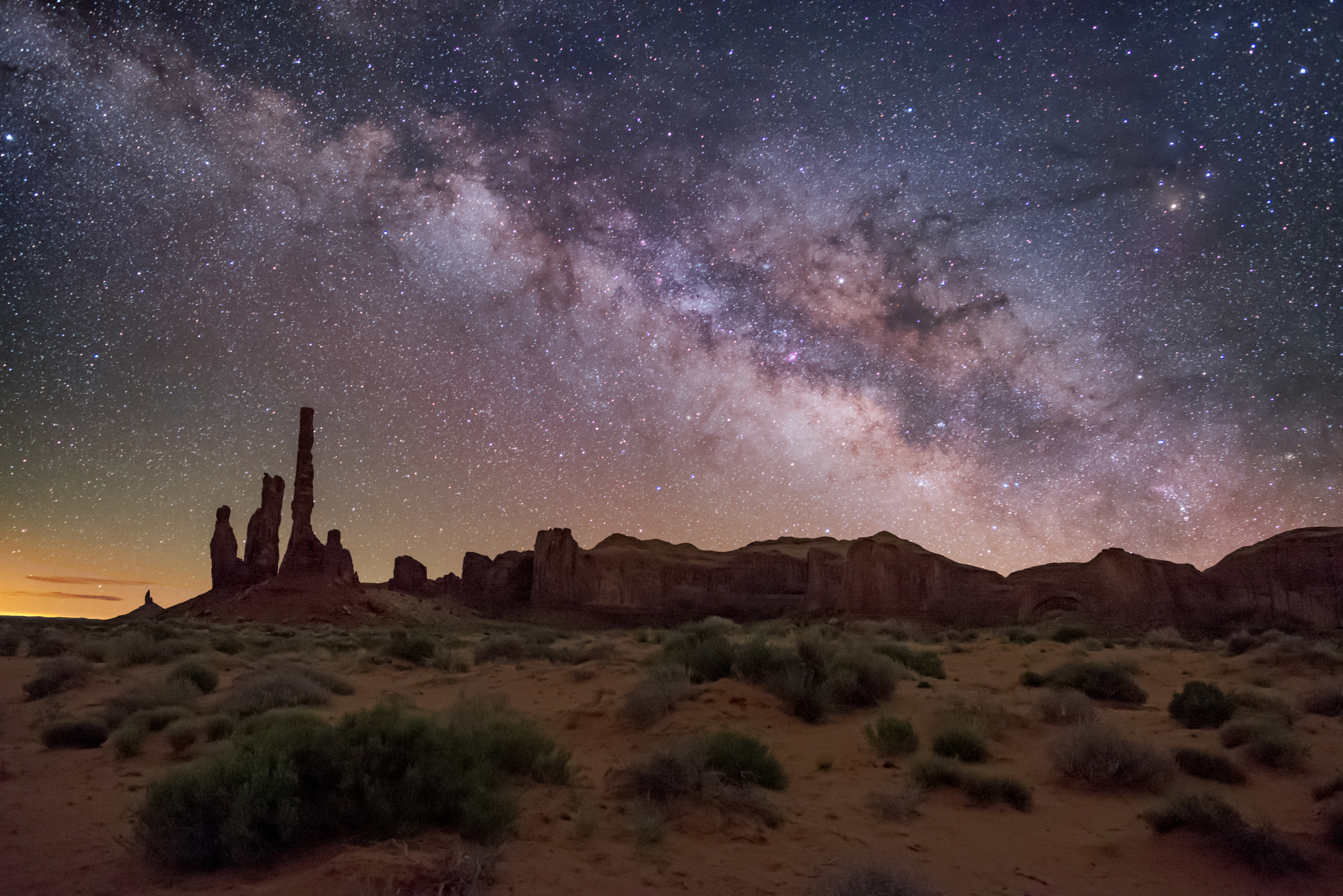 Nikon D810A sample photo. The totem pole of monument valley photography
