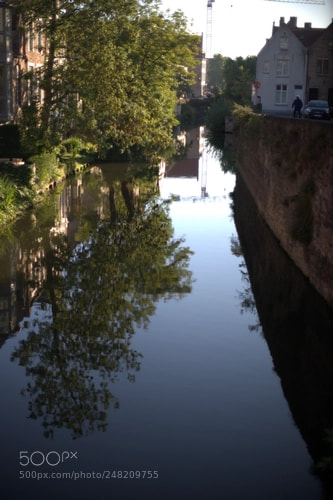 Sony Alpha DSLR-A850 sample photo. Canal, bruges, août 2017 photography