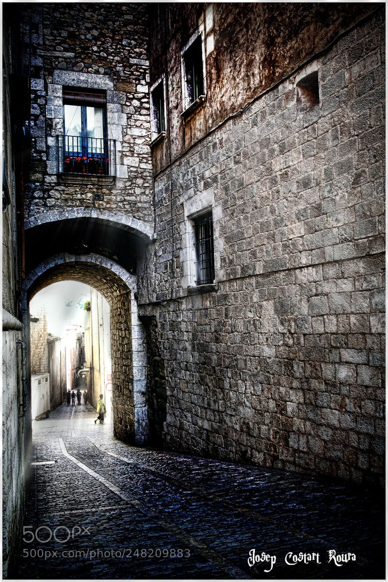 Canon EOS 5D sample photo. Entrada catedral girona photography