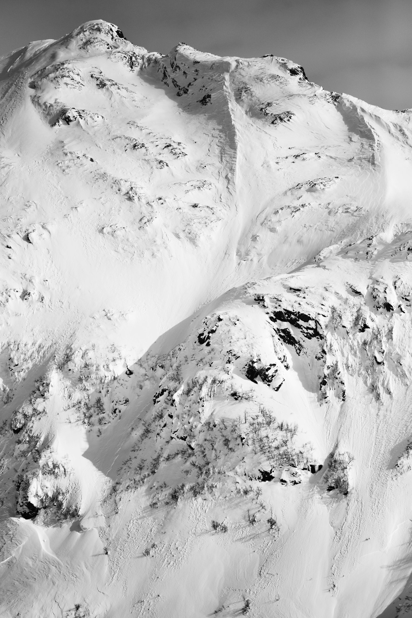 Nikon D810 sample photo. Snowy mountain photography