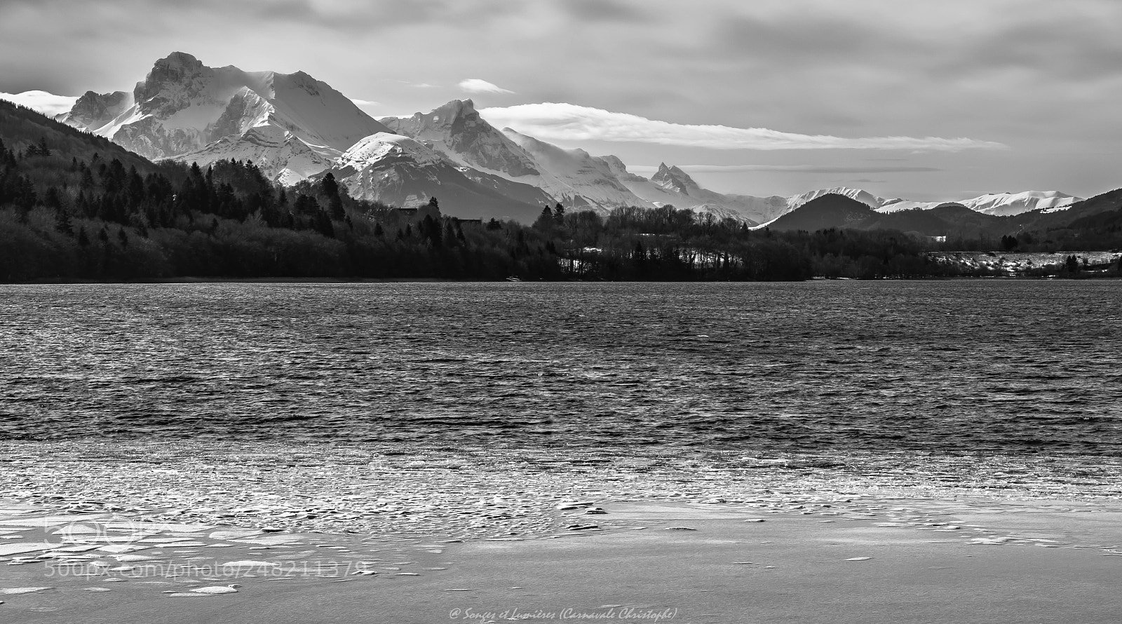 Nikon D7100 sample photo. Lac hivernal photography