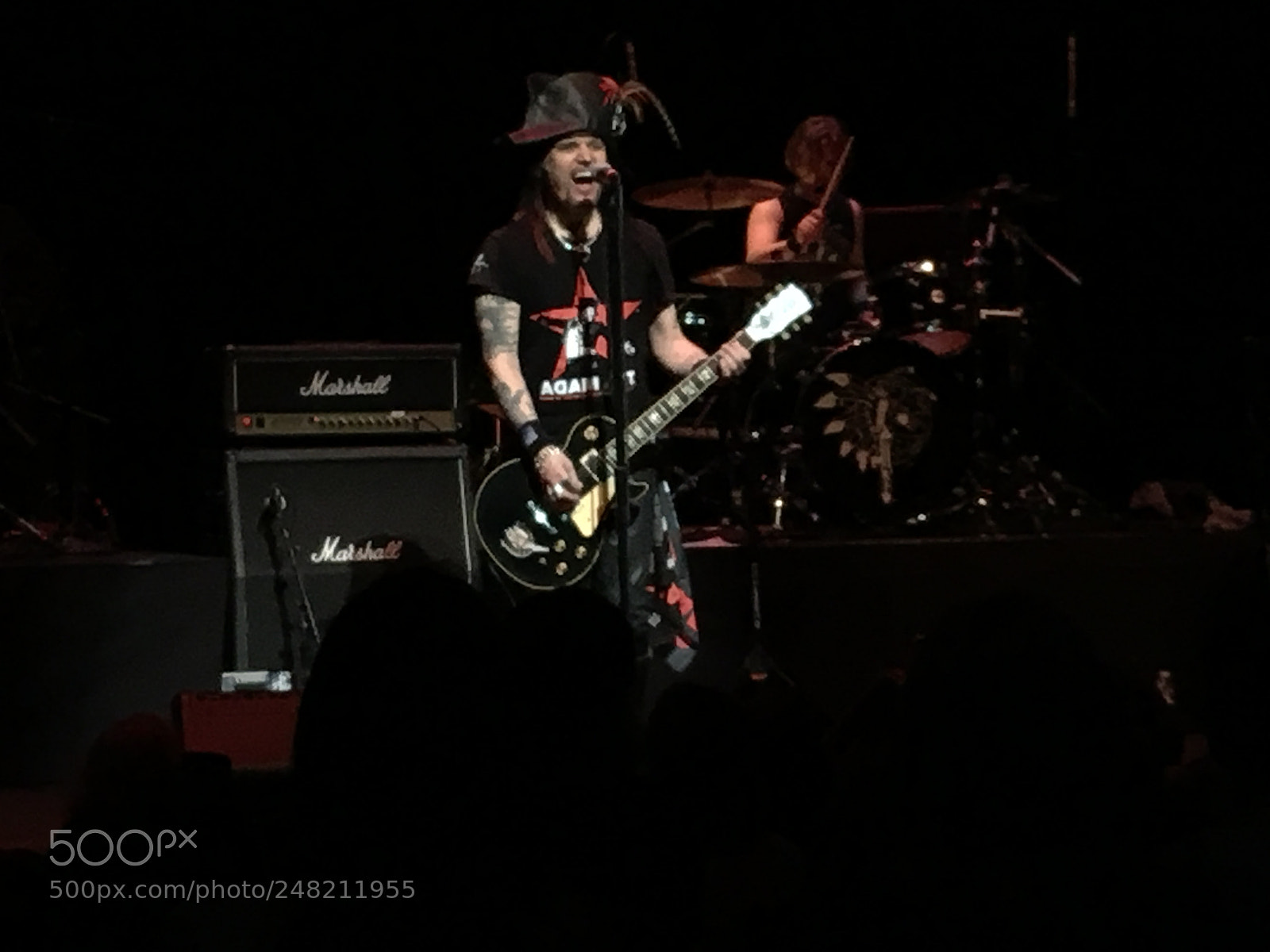 Apple iPhone 6s Plus sample photo. Adam ant concert photography