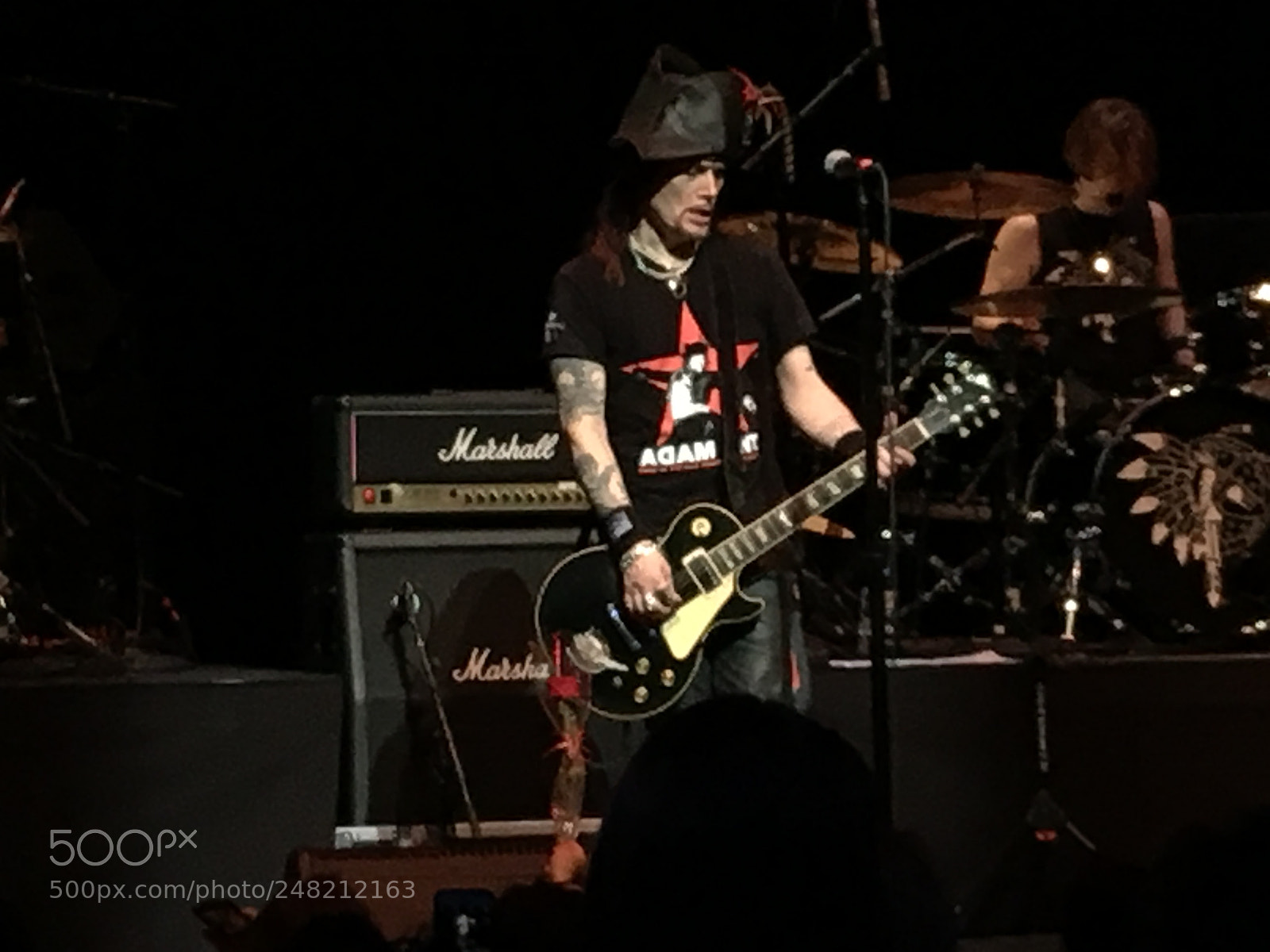 Apple iPhone 6s Plus sample photo. Adam ant concert photography