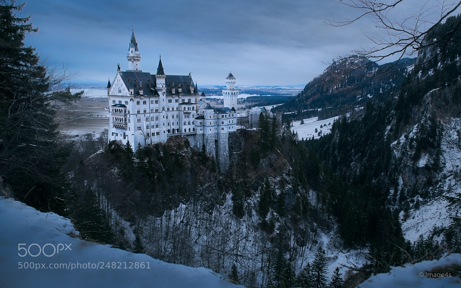 Nikon D850 sample photo. Winter morning at schloss photography