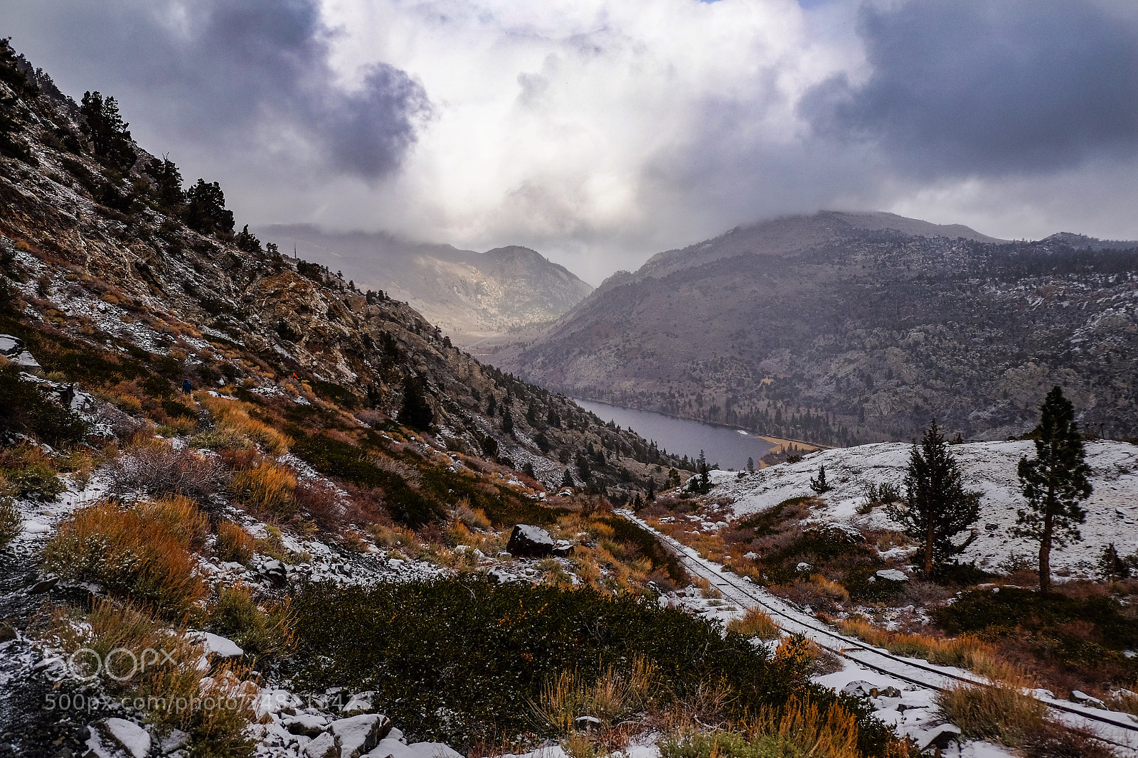 Fujifilm X-E2 sample photo. Silver lake overlook color photography