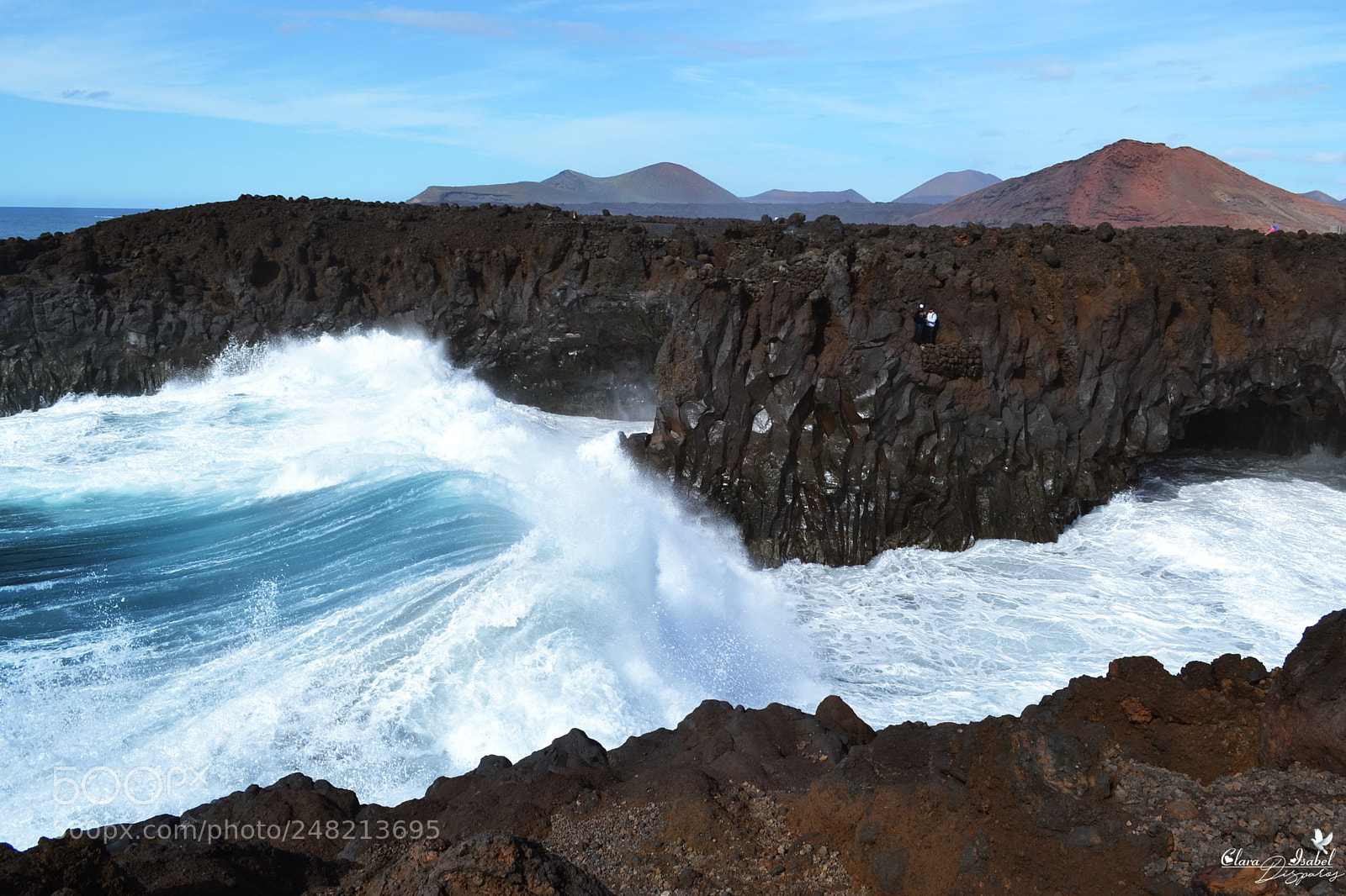 Nikon D3100 sample photo. Los hervideros (lanzarote) photography