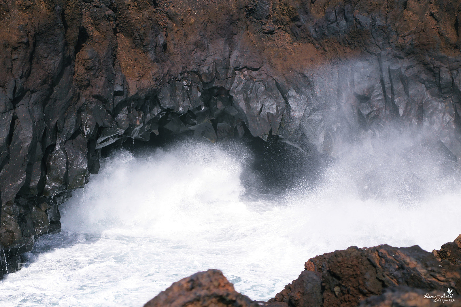 Canon EOS 1200D (EOS Rebel T5 / EOS Kiss X70 / EOS Hi) sample photo. Los hervideros (lanzarote) photography