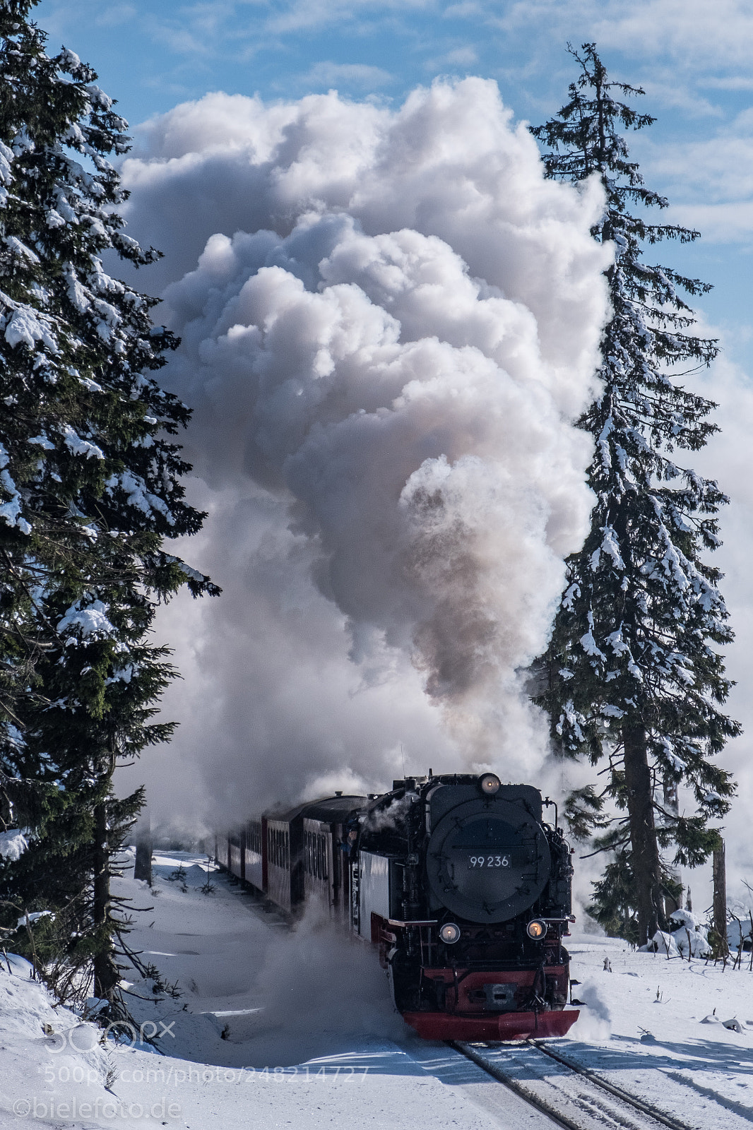 Fujifilm X-T20 sample photo. Steam train to mount photography