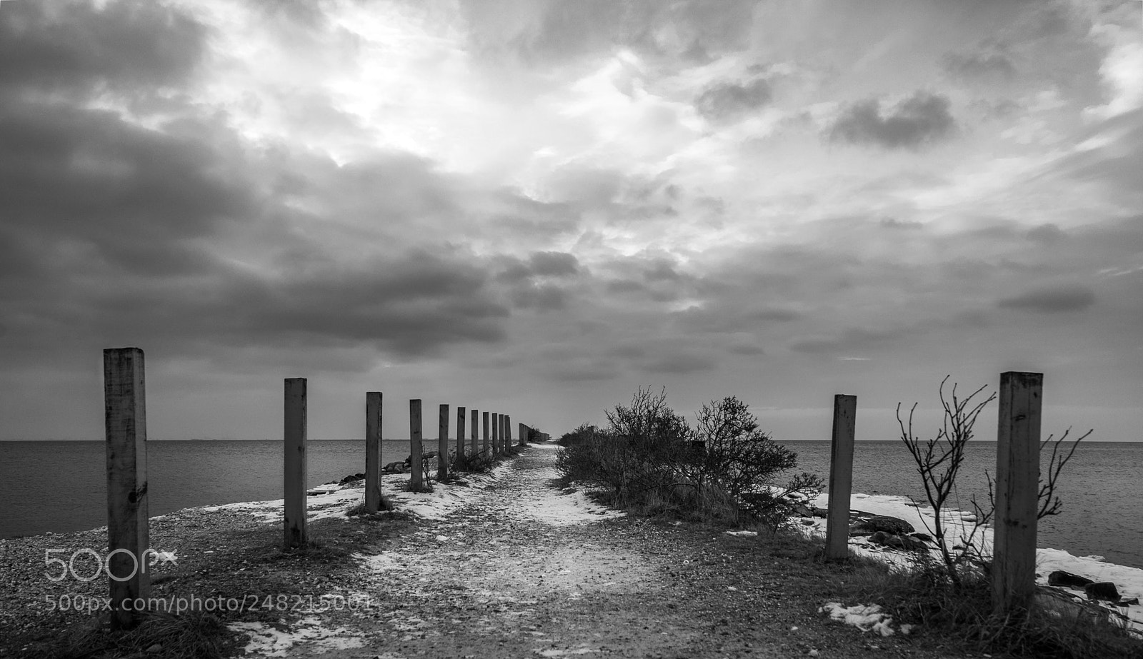 Sony a7 sample photo. B&w sky photography