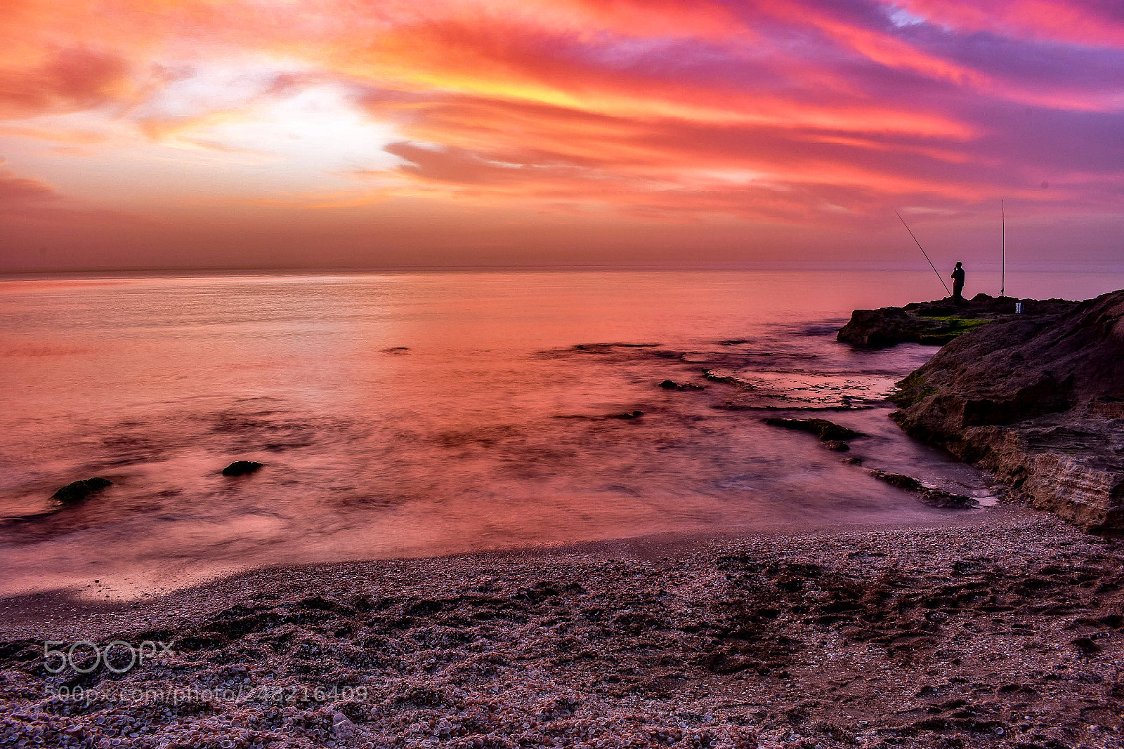 Nikon D3400 sample photo. Palmahim beach, crazy sunset! photography