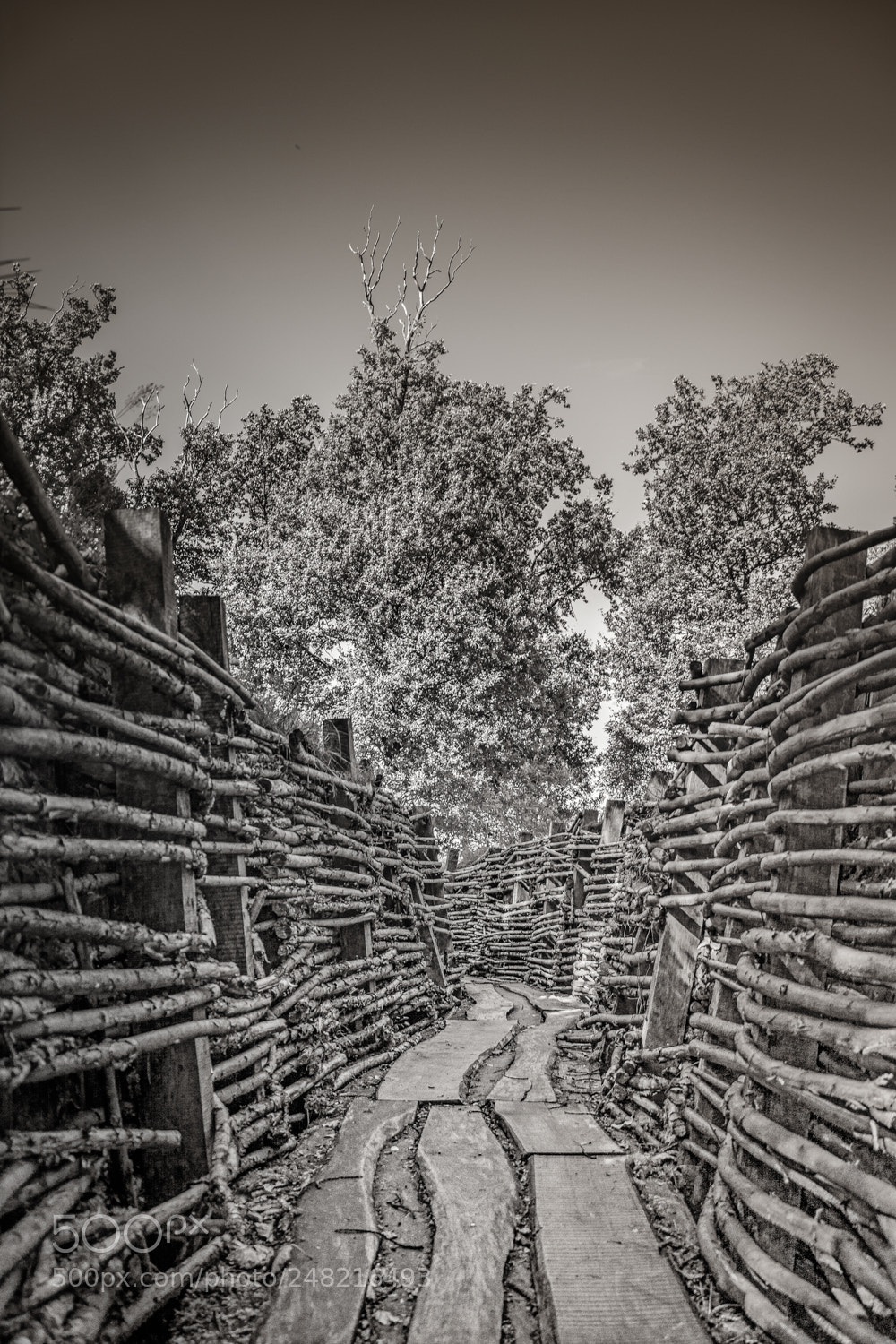 Nikon D5200 sample photo. Ww1 german trench. ypres. photography