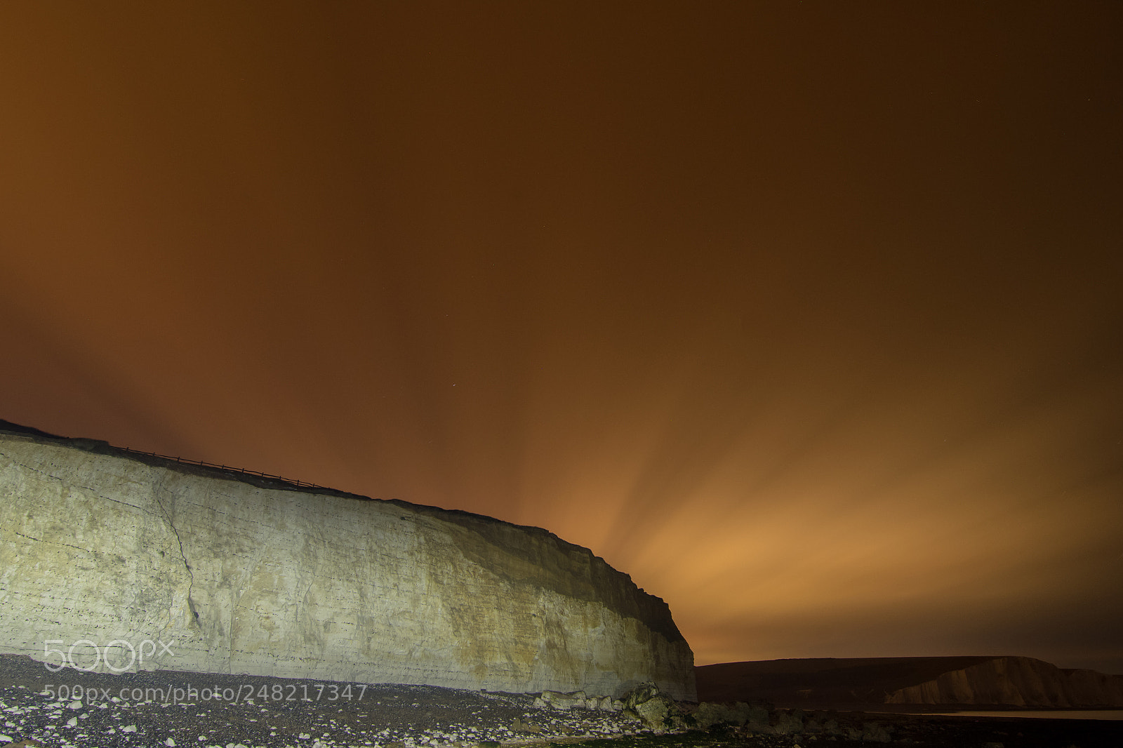 Nikon D5300 sample photo. The cliffs at night photography