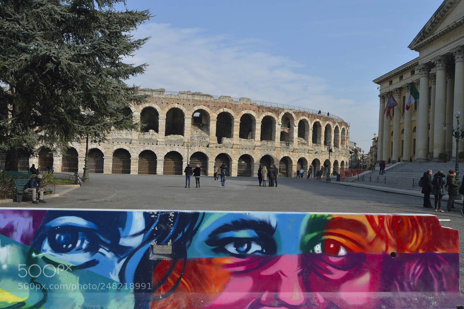 Nikon D3200 sample photo. Anfiteatro arena photography