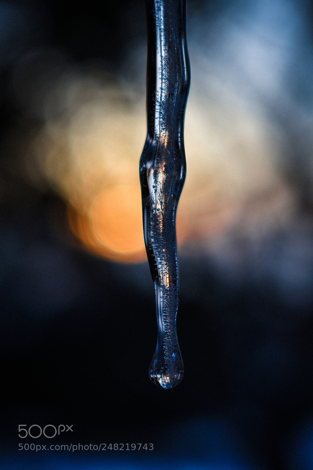 Nikon D3400 sample photo. Sunset locked in ice photography